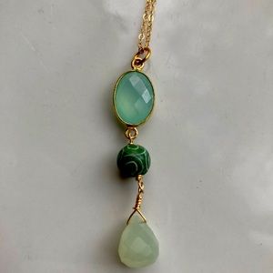 Chalcedony Pendant Necklace
